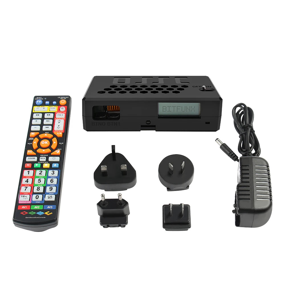 Bitfunx OSSC HW V1.8 Open Source Scan Converter HDMI Adapter for PS2 SEGA Saturn Nintendo64 Gamecube MD Retro Game Consoles