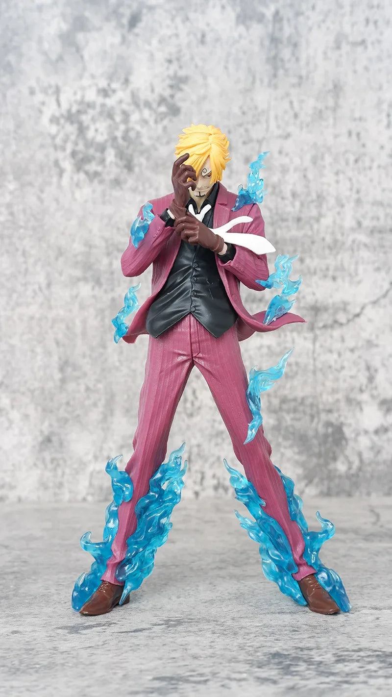 24cm One Piece Sanji Anime Figure Sanji Vinsmoke Action Figurine PVC Collection Model Ornament Statue Peripheral Toys Gift