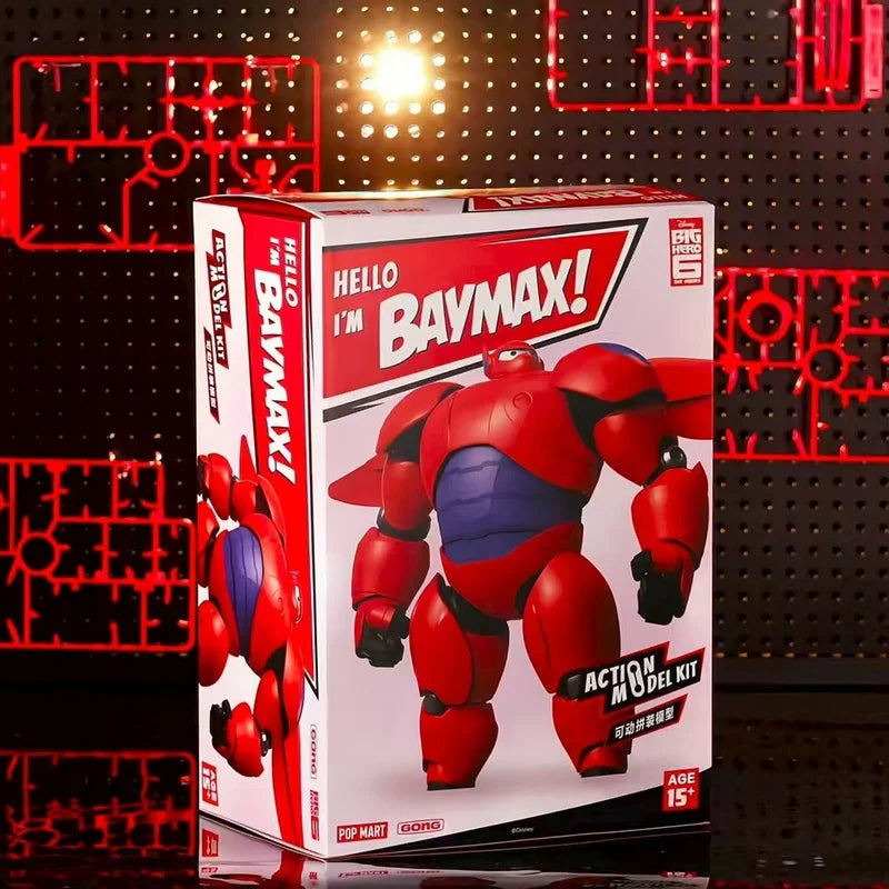 Brand New Genuine GONG Big Hero 6 BAYMAX Series Assembled Model BAYMAX 18cm Assembled Action Figure Boy'S Gift