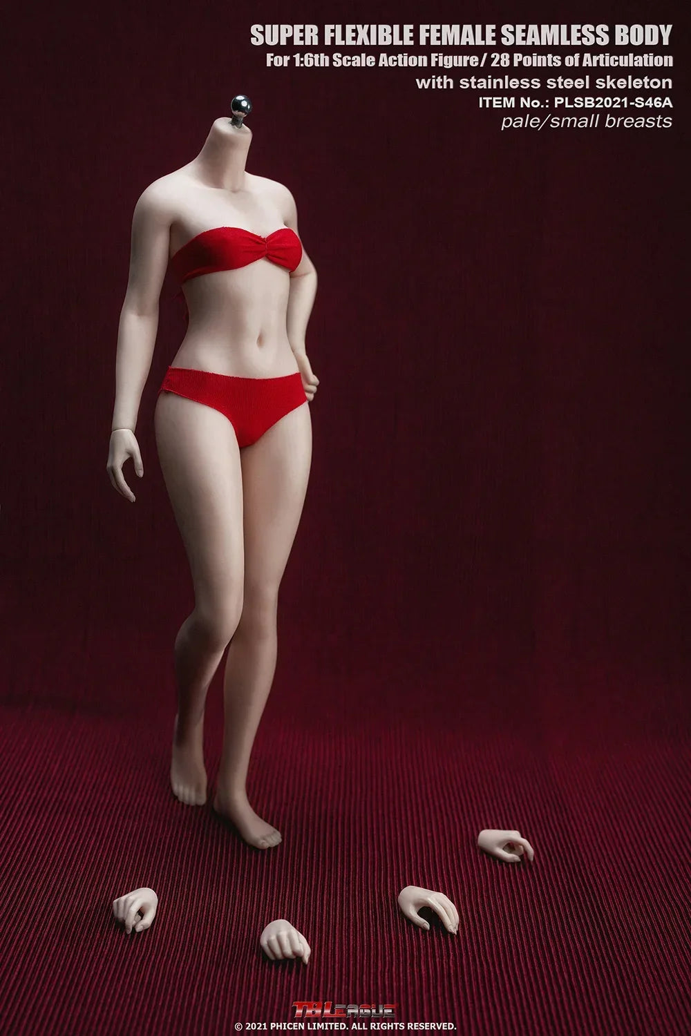 TBL S04 S01 S19 1/6 Female Super-flexible Body Doll Phicen Stainless Steel Skeleton Suntan Pale Large/small Breast Action Figure