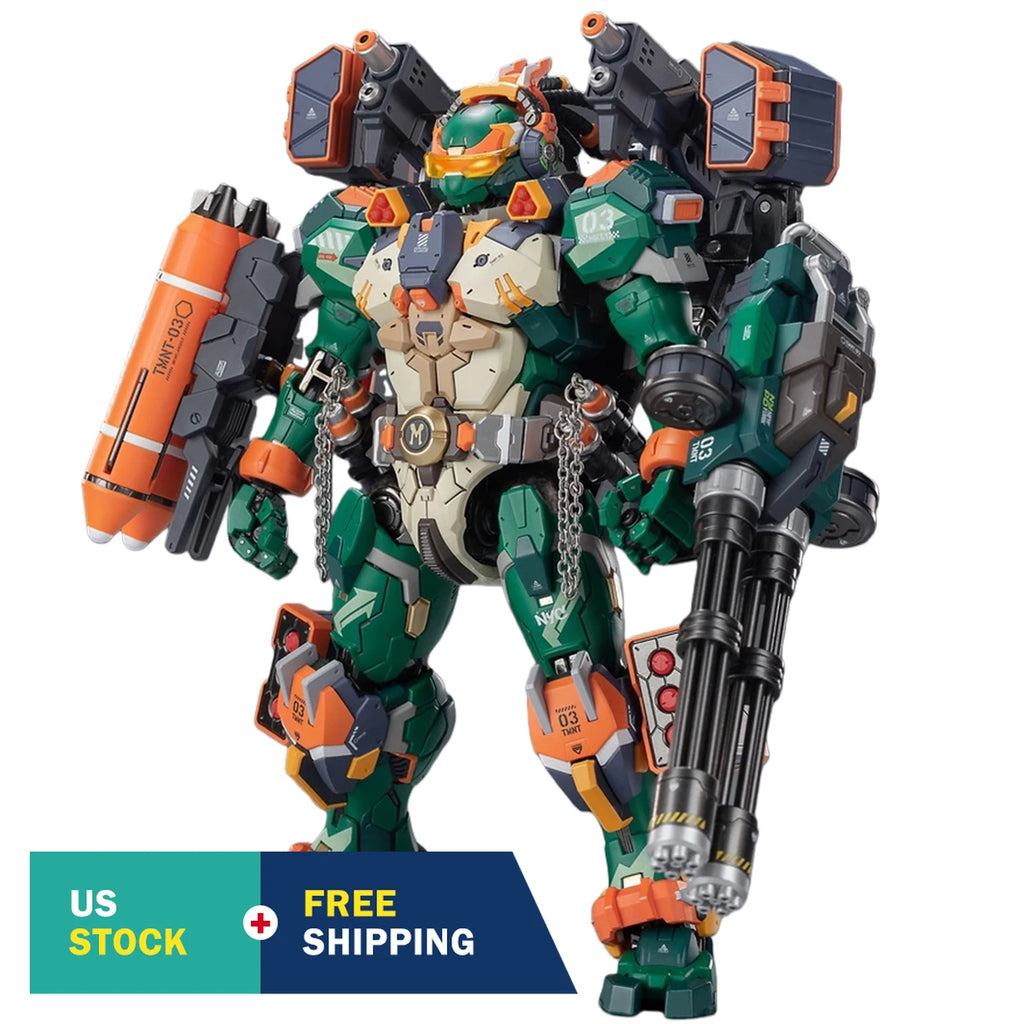 HIPLAY HEATBOYS Mecha Alloy Armor TMNT 4-Turtle Action Figure