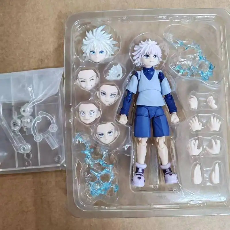New Ko Shf Hunter Handheld Xiaojie Qiben Box Set Anime Peripheral Model Doll Car Desktop Decoration Ornament Festival Gifts Toys