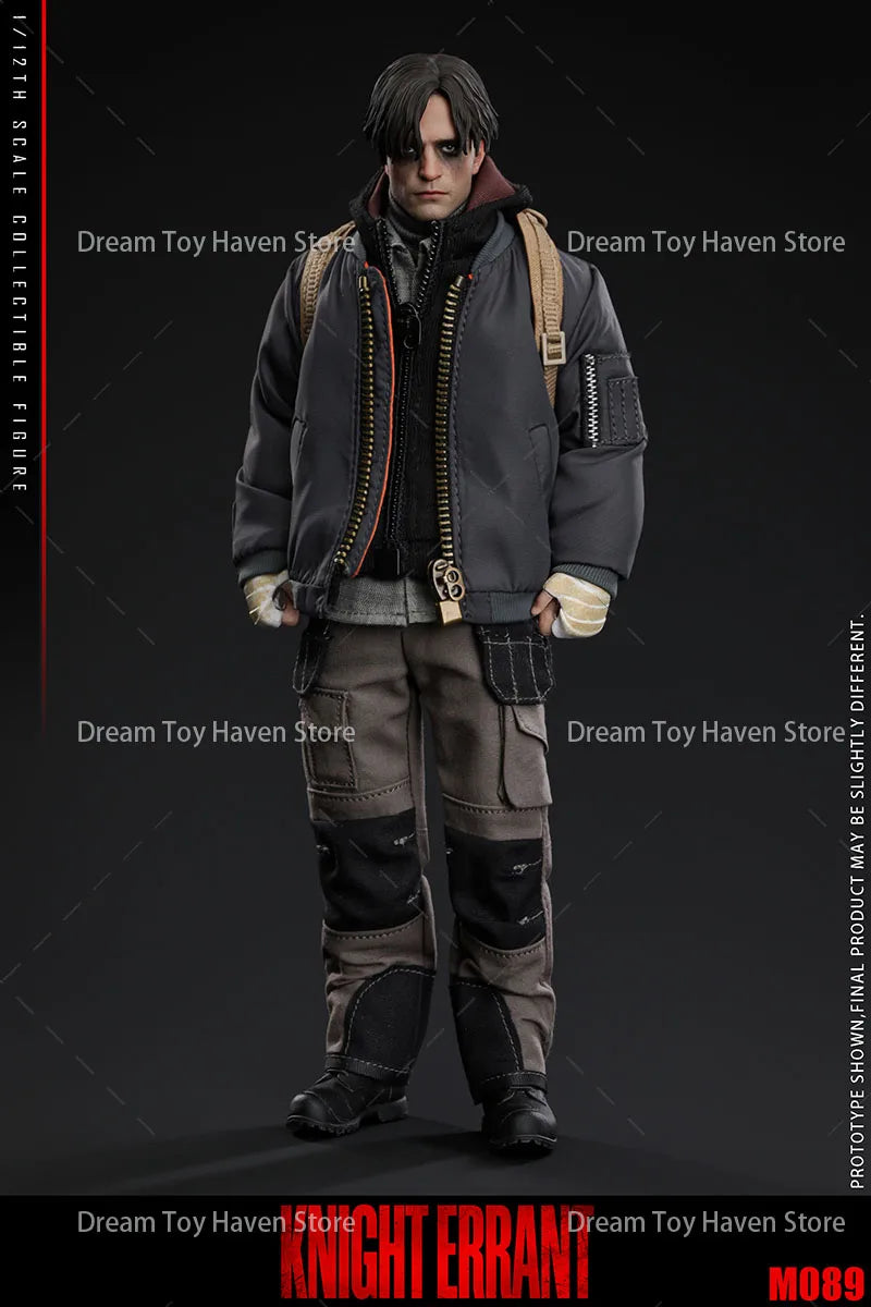 Manipple Studio M089 1/12 Scale Male Soldier Knight Errant Robert Pattinson Full Set 6Inch Action Figure Collectible Dolls Model