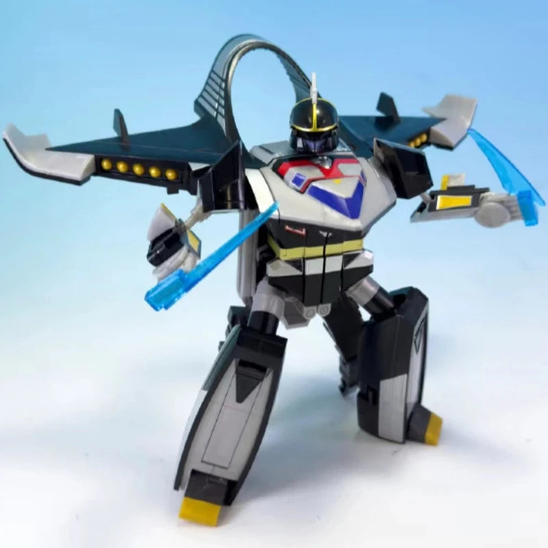 Genuine Bandai Smp Future Robo Shadow Alpha-Beta Combination Model From Mirai Sentai Timeranger Action Figure Cool Toy Gift