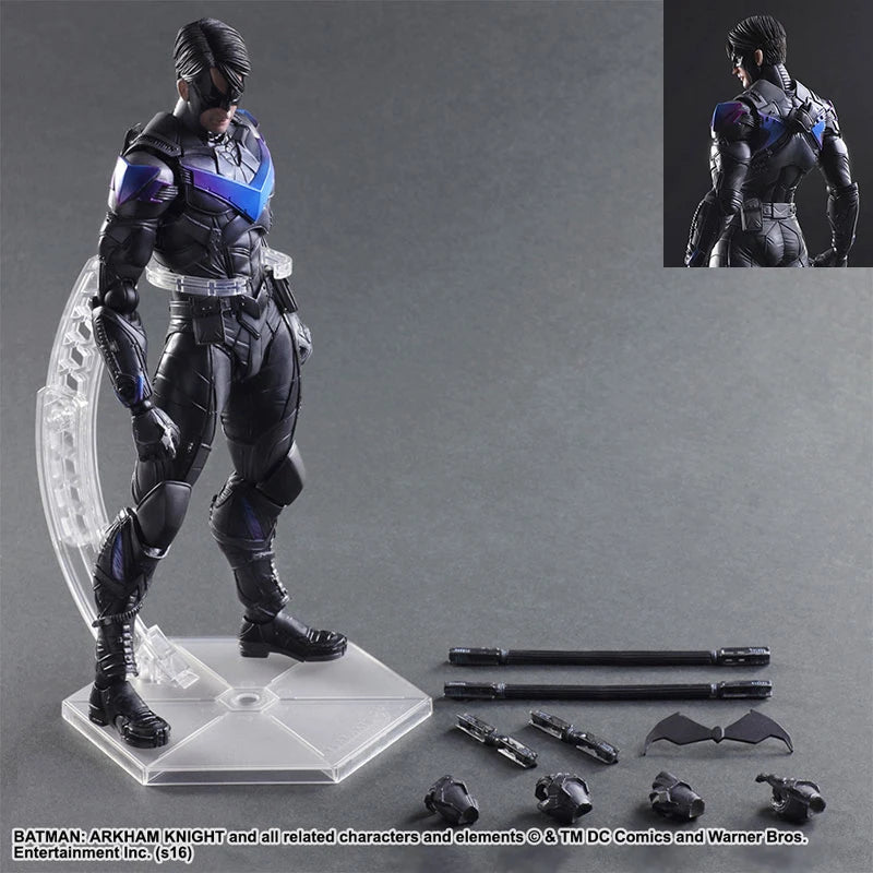 Play Arts Nightwing Action Figure The Dark Knight Batman PA Collection Doll Model Toys