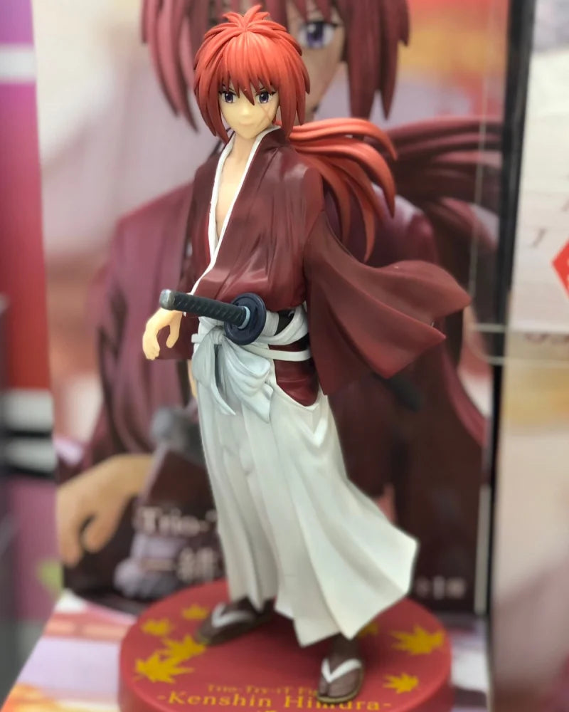 In Stock Genuine Rurouni Kenshin Figurines Anime Peripherals Desktop Ornaments Saito Hajime, Sagara Sanosuke Seta Sojiro Gifts