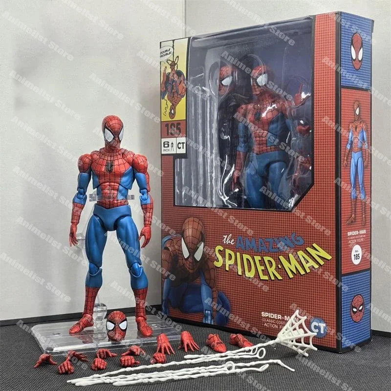 Нова фигурка на Спайдърмен от Ct Toys Mafex 001 - Питър Паркър, невероятният Спайдърмен, аниме фигурка, персонализирана колекционерска играчка