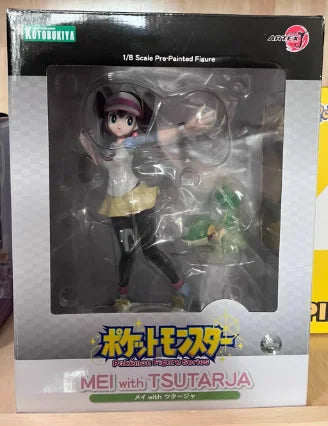 【SF】Original KOTOBUKIYA Pokémon ARTFX J Rosa Snivy 1/8 Figure Anime Model Toys Gifts