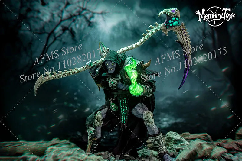 Memory Toys 1/12 Scale Collectible Figure Adventurer World Undead Warlock Baron Salman Demon Devil 6inch Action Figure Model