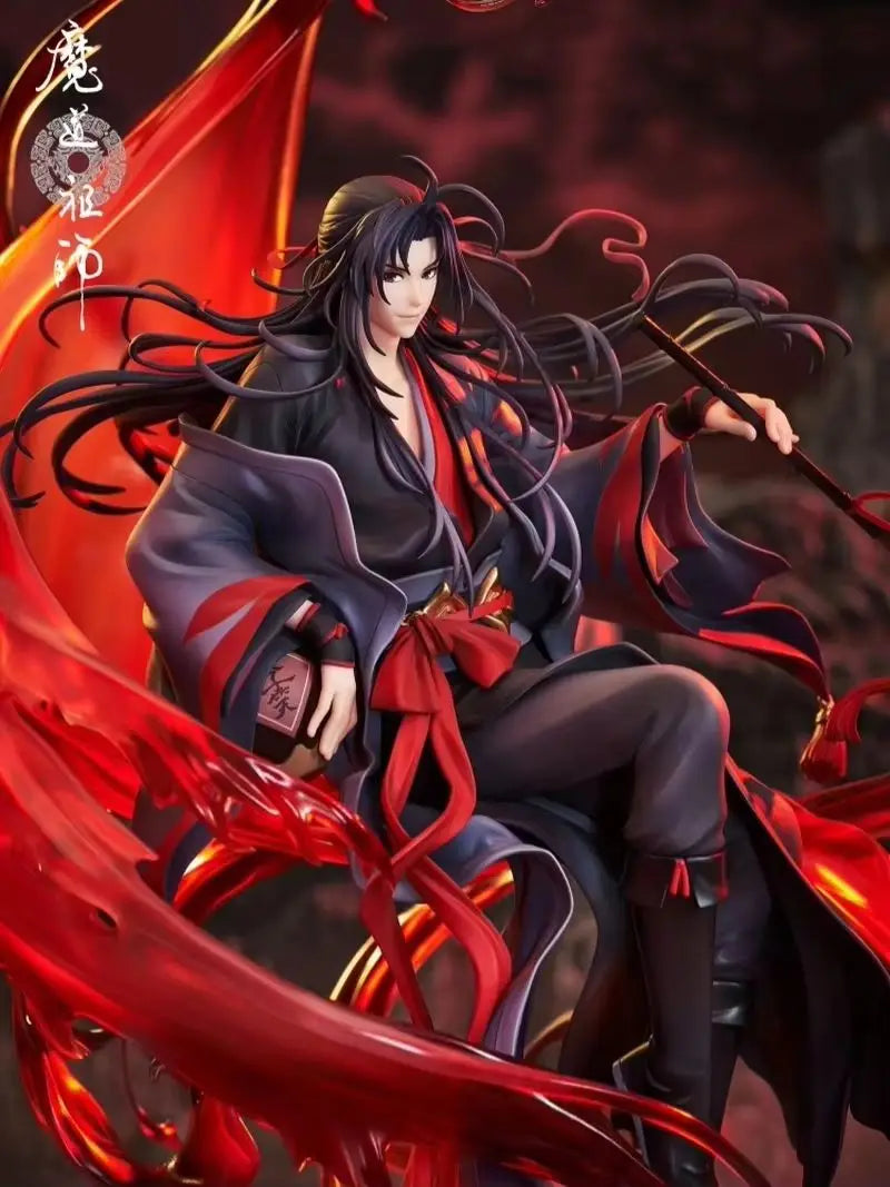 Genuine Mo Dao Zu Shi Anime Action Figure Wei Wuxian Yi Ling Lao Zu Ver Large Figurine Collection Pvc Model Collection Gift