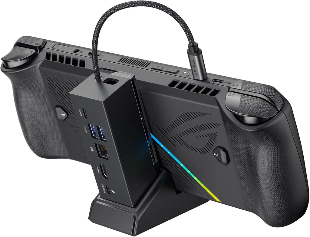 ROG Ally X Docking Station, 6-in-1 ROG Ally X Dock with HDMI 4K@120Hz, Dual USB-A 3.2 Gen 1,USB-C 3.2 Gen 1 and PD 100W Charging