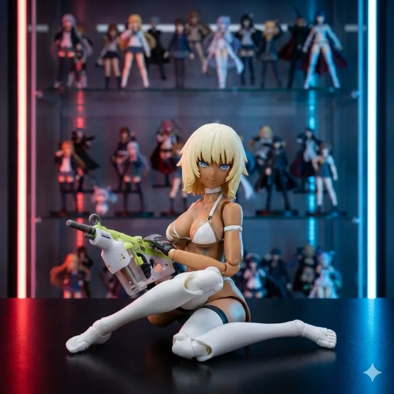 Brand New In Stock 100% Authentic Snail Shell 1/12 MILK TEA Milk·T Mecha Girl Action Figure Original Mecha Collectible