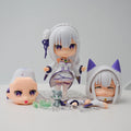 KDcolle Re:ZERO Starting Life in Another World Anime Figure Rem Sleep Sharing Action Figure Ram/Emilia Figurine Model Doll Toys