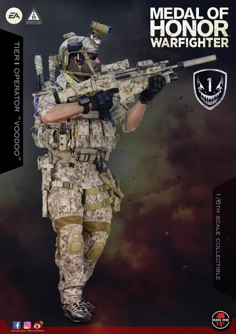 SoldierStory 1/6 SS106 Medal of Honor Navy SEALS Soldier Action Figure Model Toys 12 inch fan hobby collectible ornament gift
