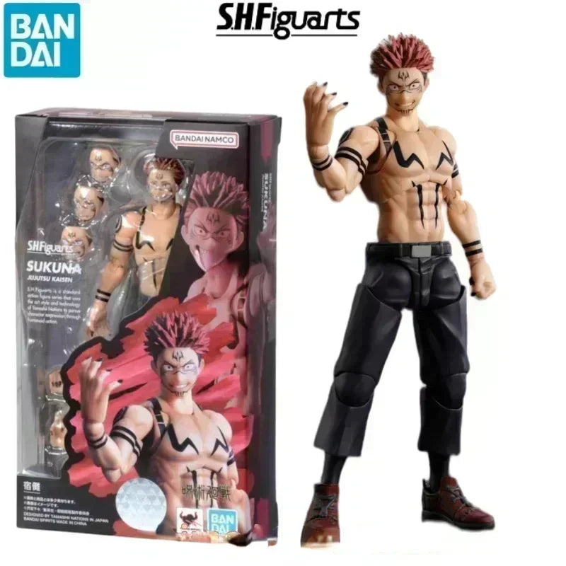 Anime Figures Toy Bandai Original SHFiguarts SHF Jujutsu Kaisen Todo Aoi Satoru Gojo Itadori Yuji Fushiguro Megumi Ryomen Sukuna
