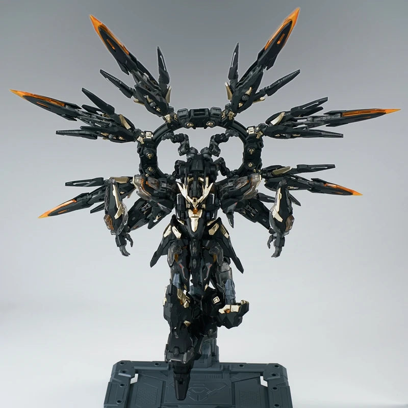 ALL INCLUSIVE FULLSION 1/100 Black Apocalypse Assembly Model Kit Alloy Skeleton Mecha Collectible Action Figures Ornament Gift