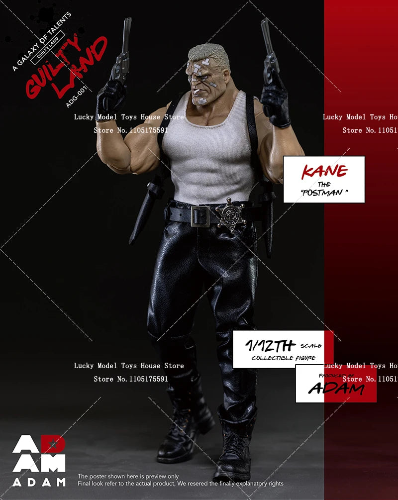 MUFF ADAM ADG-001 1/12 The Post Man Marv Kane Muscle Male Action Figure Gulity Land Ornament 6inch Display Figurine Model