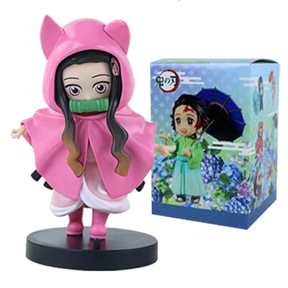In Stock Original Anime Plum Rain Series AB Blind Box Figure Model Desktop Ornament Trendy Toys Collectible Gift