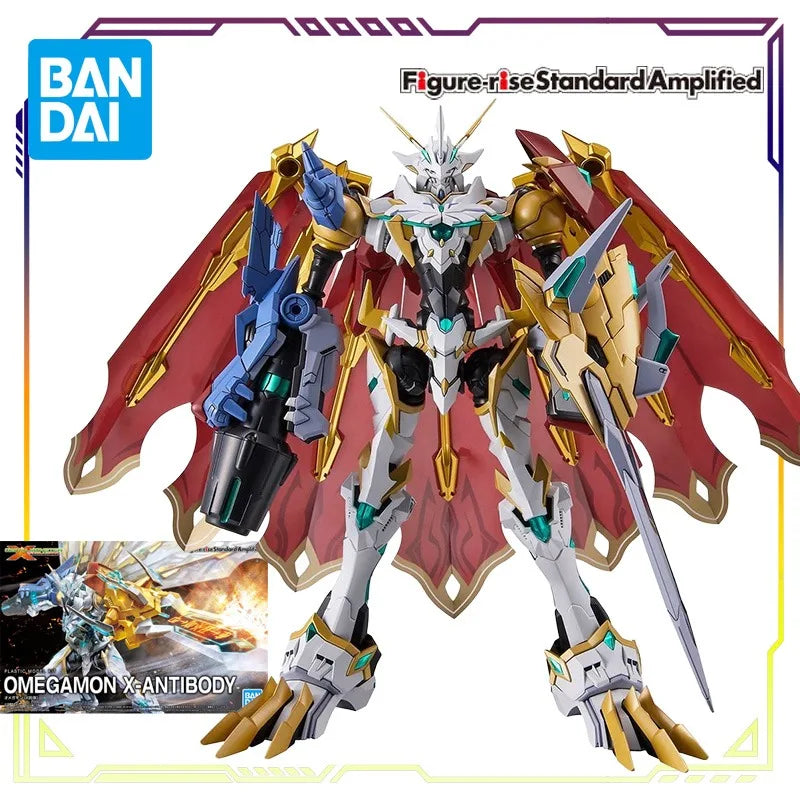 BANDAI Original Figure-rise Standard Amplified Digimon Omegamon X-Antibody Limited Color Version Assembly Model Kit