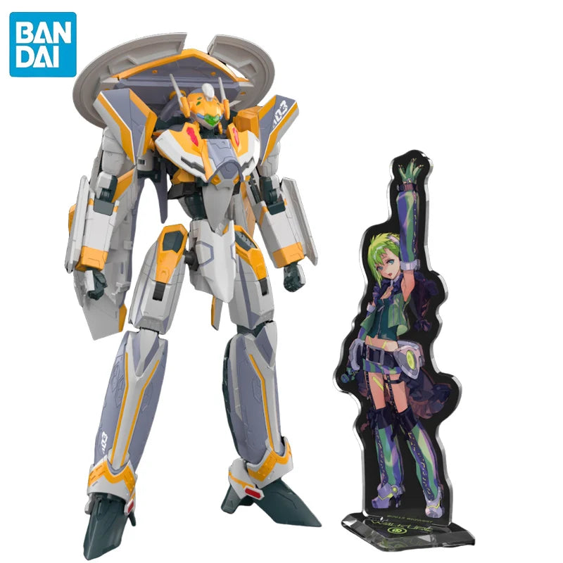BANDAI Macross Delta HG 1/100 VF-31E SIEGFRIED (CHUCK MUSTANG USE) Deluxe Set Anime Action Figures Assembly Model Toy