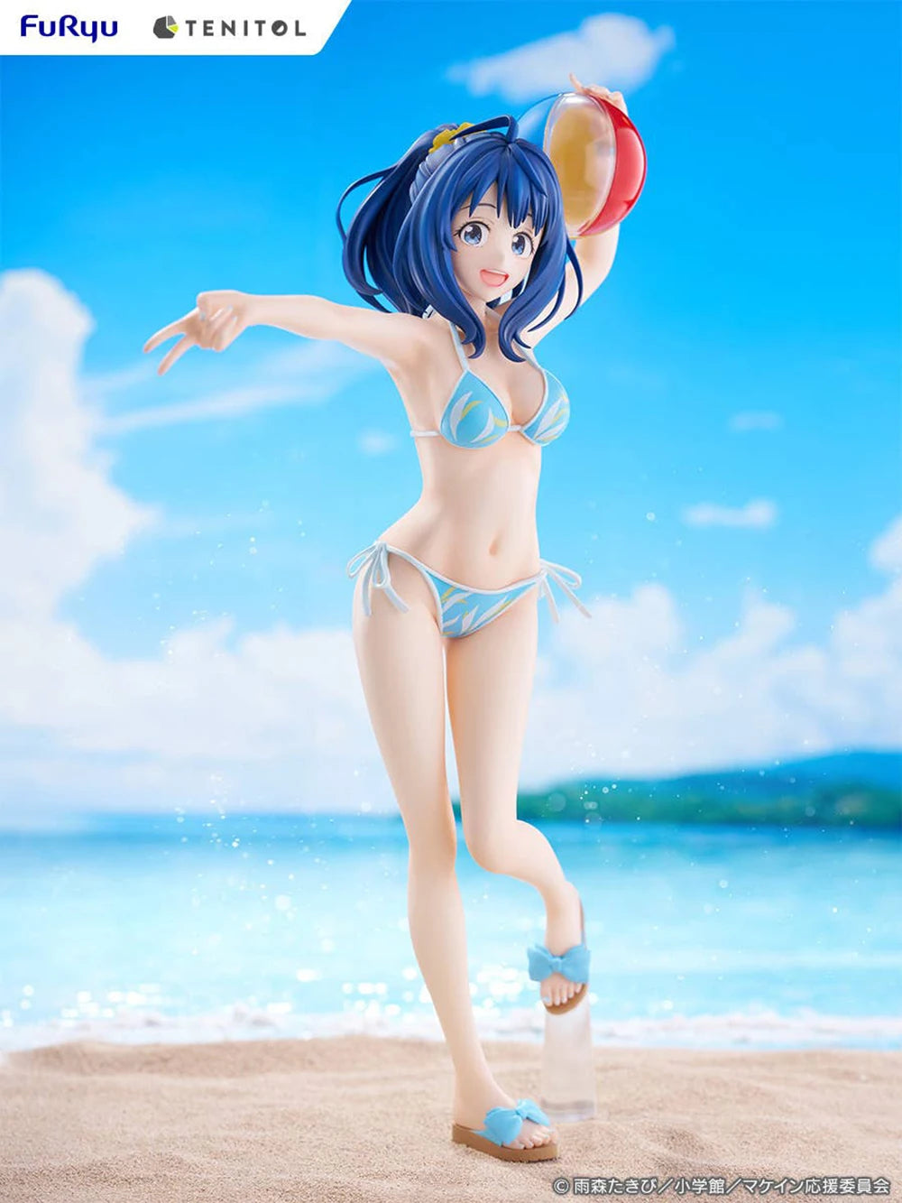 In Stock Original Furyu Tenitol Makeine: Too Many Losing Heroines! Yanami Anna Kawaii Anime Swimming Suit Gilrs Figures Model