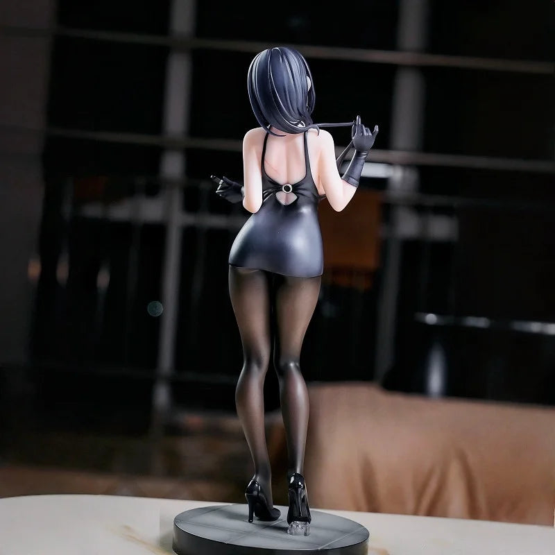 1/6 Original Hanabee Black Dress Version Anime Figure Collectible Japanese Girl Character Model PVC Action Figure Toy For Fans