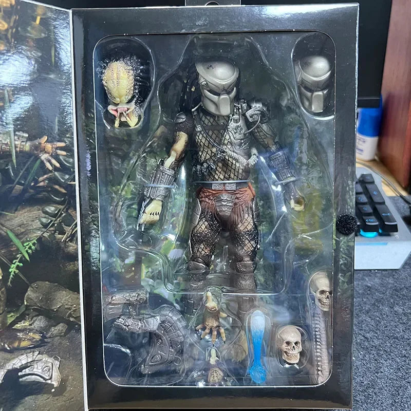 In Stock Genuine Neca Iron Blood Warrior Gold Elder Gold Angel Jungle Hunter P1 Flower Crab Can Be Made Into A Model Toy