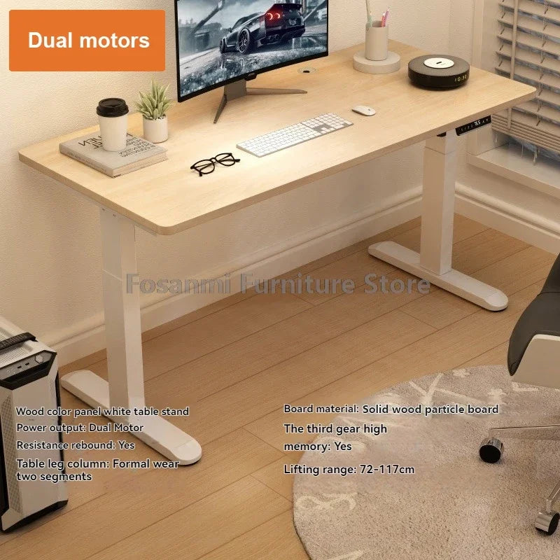 Customizable Electric Adjust Height Office Desk with Display Wide and Sturdy Computer Table