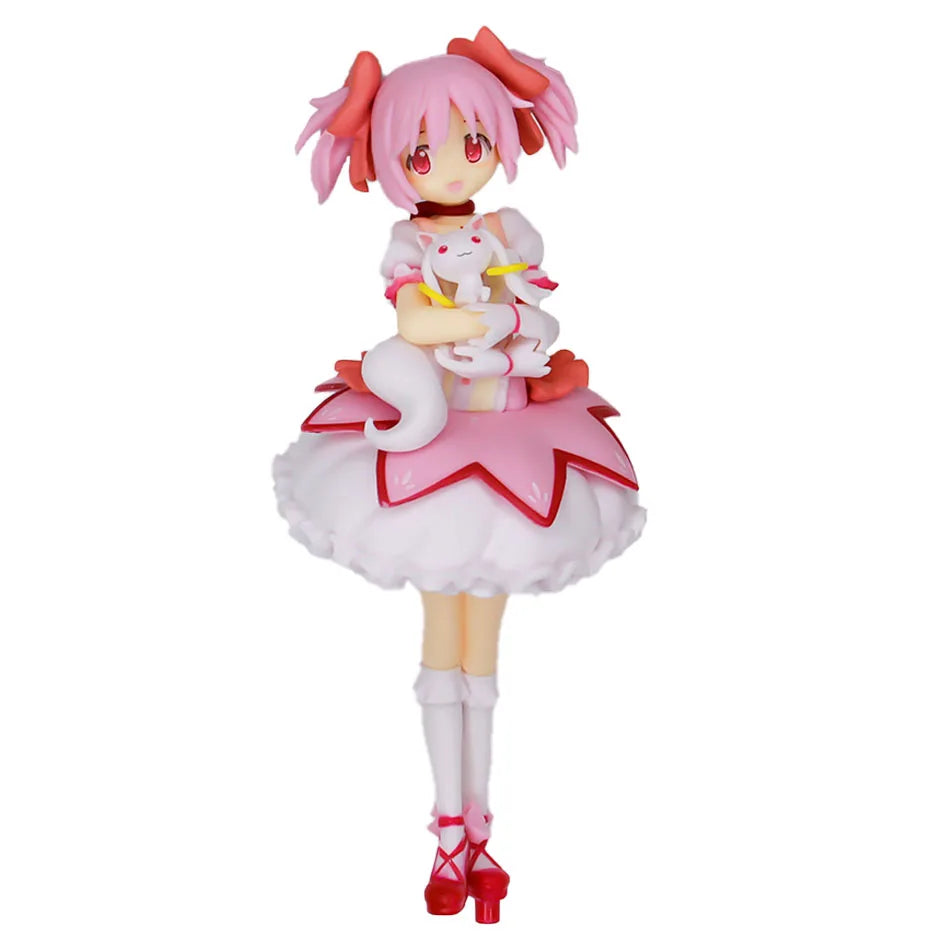 17-23cm Puella Magi Madoka Magica Aniem Figure Kaname Madoka Action Figure Magic Girl Model Decor Statue Dolls Toys SF Gifts