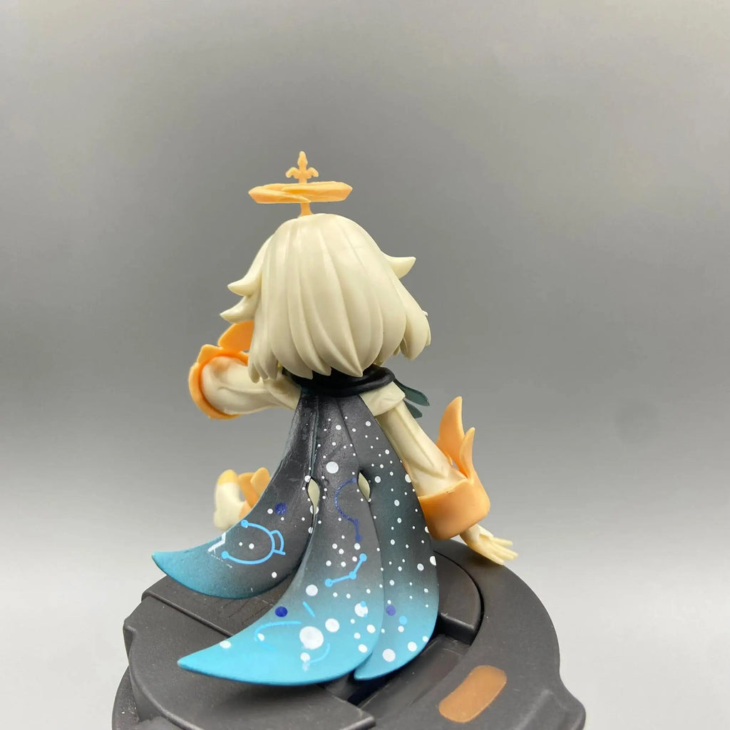12cm Genshin Impact Figure Model Paimon Toys PVC Q Version Mini Cute Game Peripheral Weapon Model Desktop Ornament Decoration