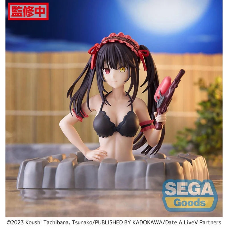 In Stock Sega Original Date A Live Tokisaki Kurumi Onsen Action Figure Anime Characters Model Doll Brand New Boxed Garage