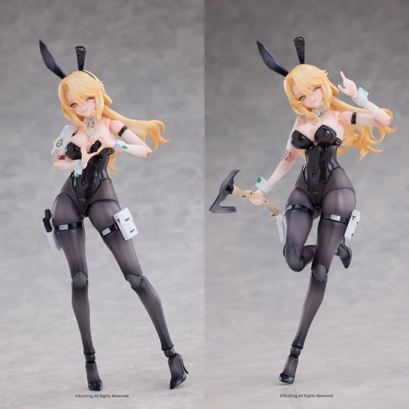In Stock New 1/12 Scale Rabbit Rapid Response Team Shield Operator Ailiana Articulated Figure Collection Decoration Model Toy