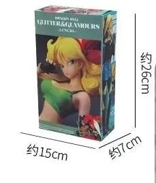 Dragon Ball Z Figur Lunch Figur Lunchi Launch Actionfigur Lunch 25CM Sammlung Modell Spielzeug Bücherregal Ornament Geschenk für Kinder