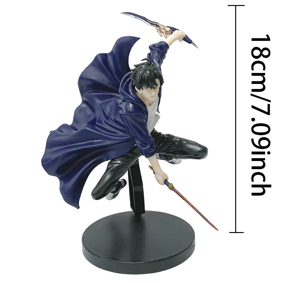17cm/6.69in Solo Leveling Anime Figure Shadow Legion Ant King Bell Action Figure Sung Jinwoo Figurine PVC Collection Model Toys