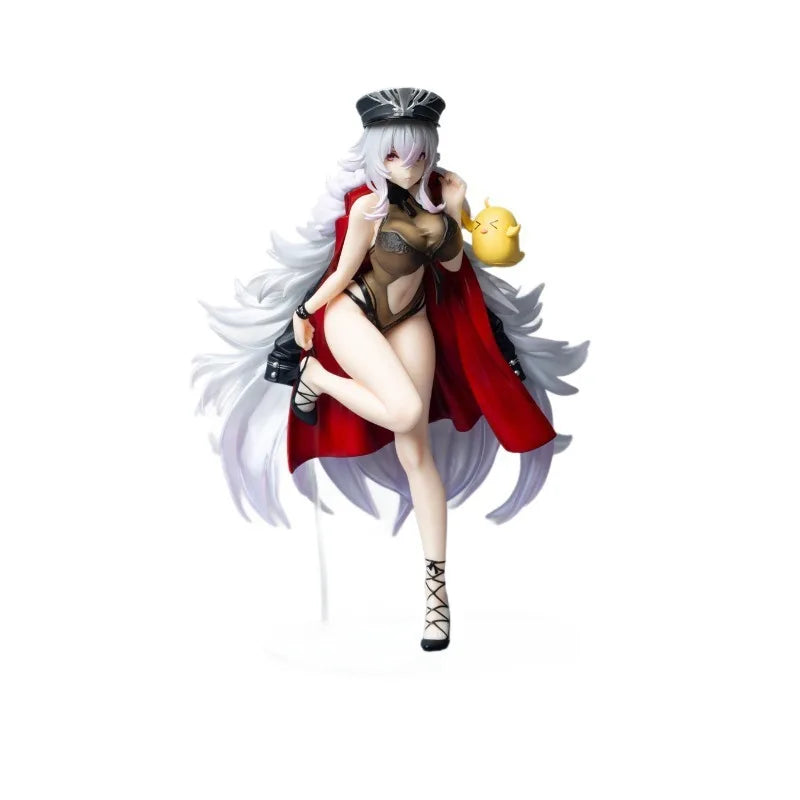 Beautiful Girl Series Azur Lane Graf Zeppelin Urd Beach Style Figure Model Collection Desktop Ornament Boxed Gift Toy For Anime