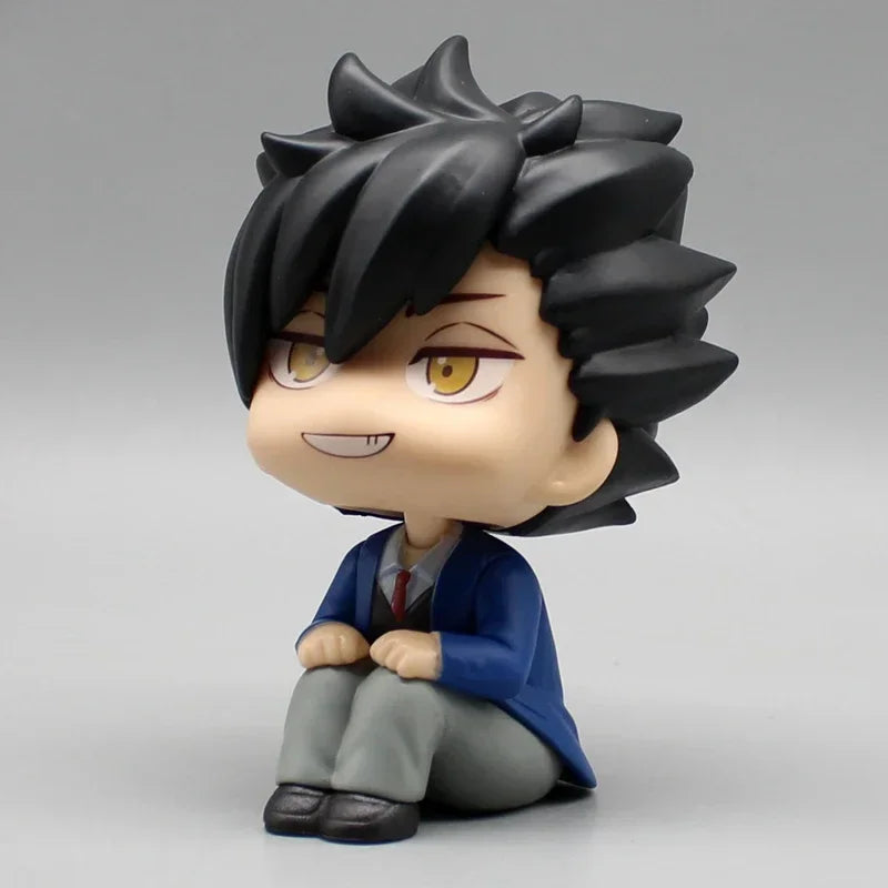 Anime Cute Haikyuu Nendoroid Figure Mini Kozume Kenma Tetsurou Kuroo Action Figure Look Up Doll PVC Collection Birthday Gifts