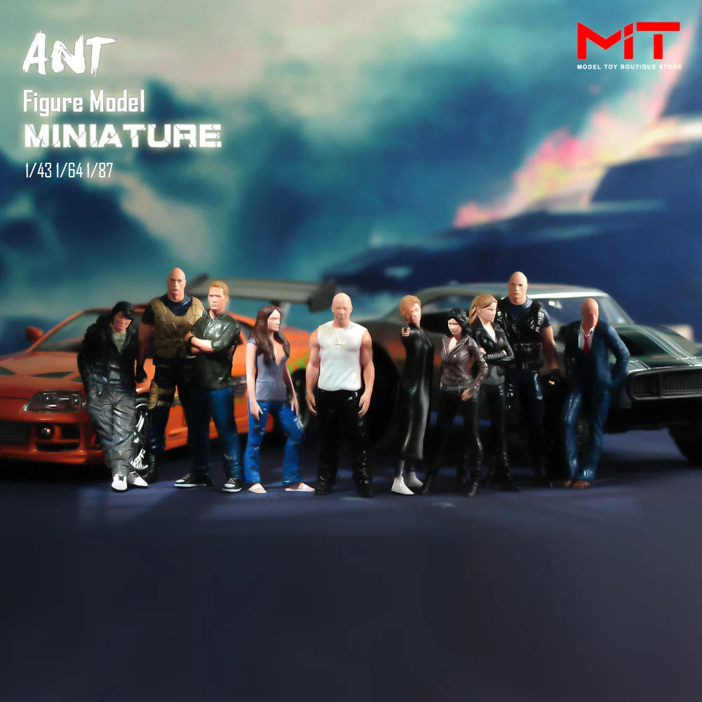 Miniatures Figures 1/87 1/64 1/43 1/24 1/18Film Characters Male Female Scene Painted/Unpainted Figurine Model DIY Creative Props