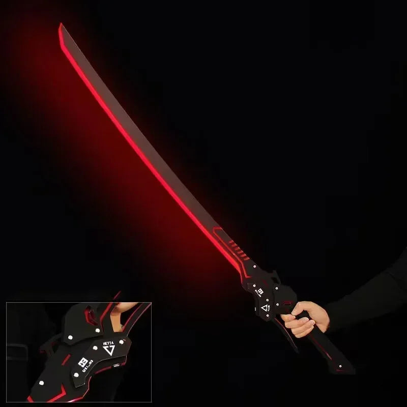 108cm/42.52in Cyberpunk Lightsaber Ghost Walker GRAY RAVEN Sirius Toy Katana Cosplay Display With Strap Game Peripheral Boy Gift
