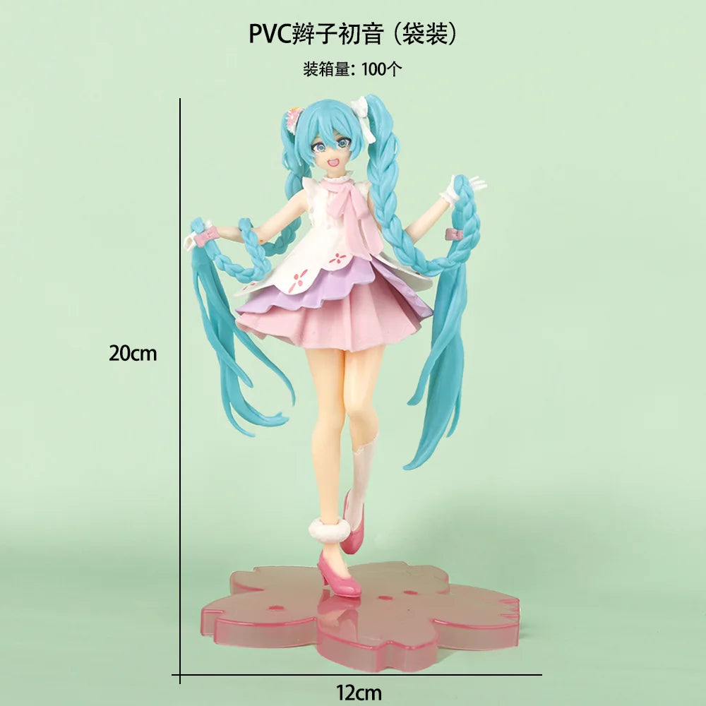 Miku Sakura Lolita Bunny Ears Girl Pillow Miku Swimming Ring Pajamas Rem Rabbit Hug Qiong Mei Figure Anime Cosplay Cushion Doll