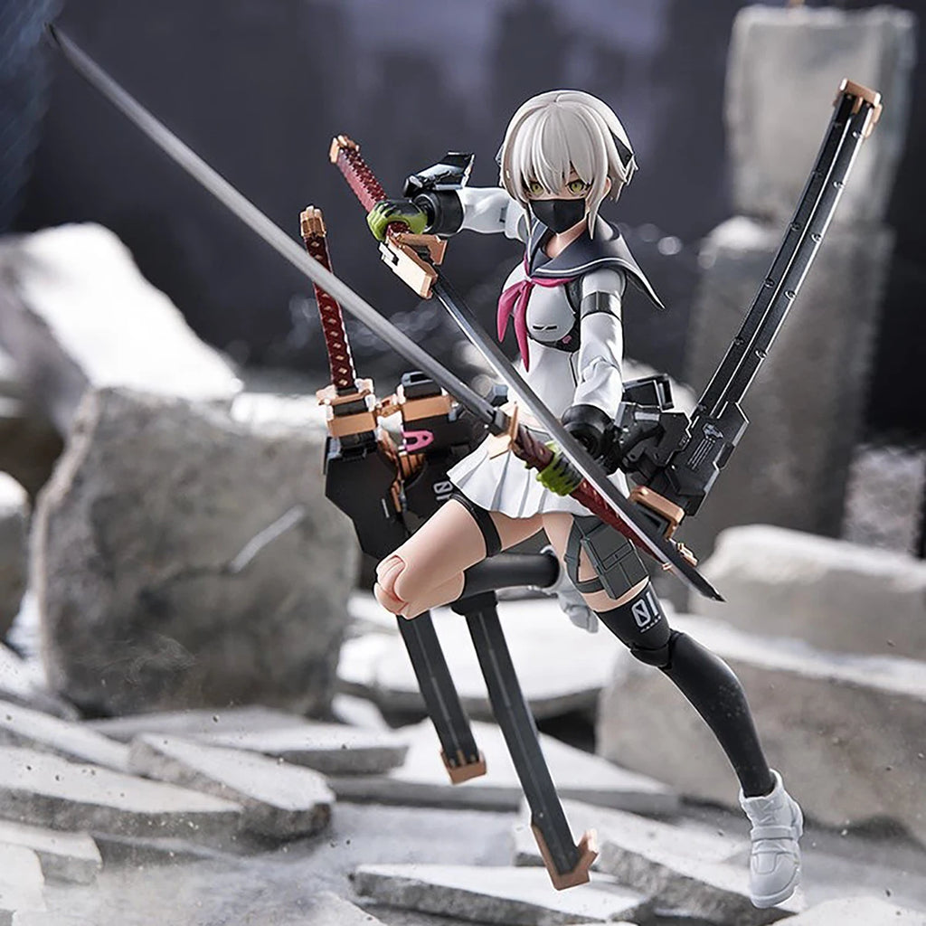 100% Original in Stock Max Factory Plamax Heavily Armed High School Girls Ichi Early Ver. Action Figure Collection Series
