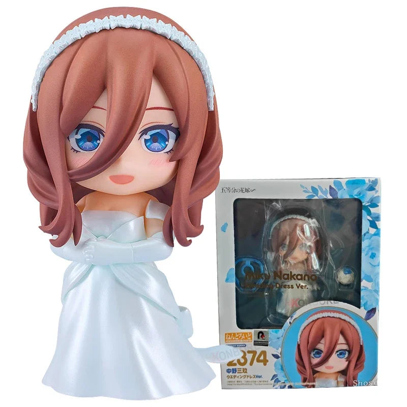 26cm The Quintessential Quintuplets Anime Girl Figure Miku Nakano Action Figure Ichika/Nino Nakano Figurine Model Doll Toys Gift