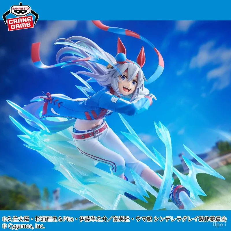 Original Genuine Banpresto Pretty Derby 20cm Oguri Cap Tamamo Cross Action Figure PVC Model  Doll Children Toys
