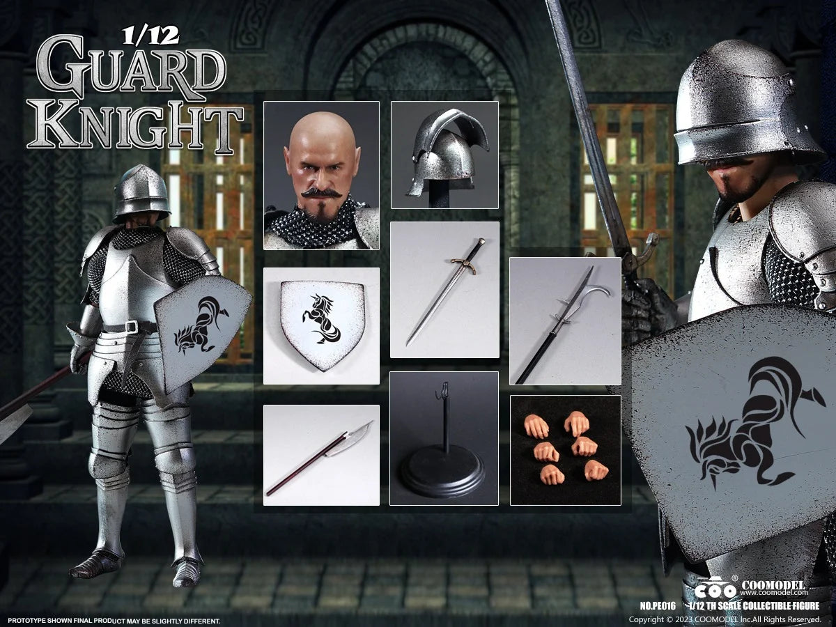 COOMODEL 1/12 Soldier PE014 Earl Knight PE015 Duke Knight PE016 Guard Knight 16cm 6'' Action Figure Doll Model Toy In Stock