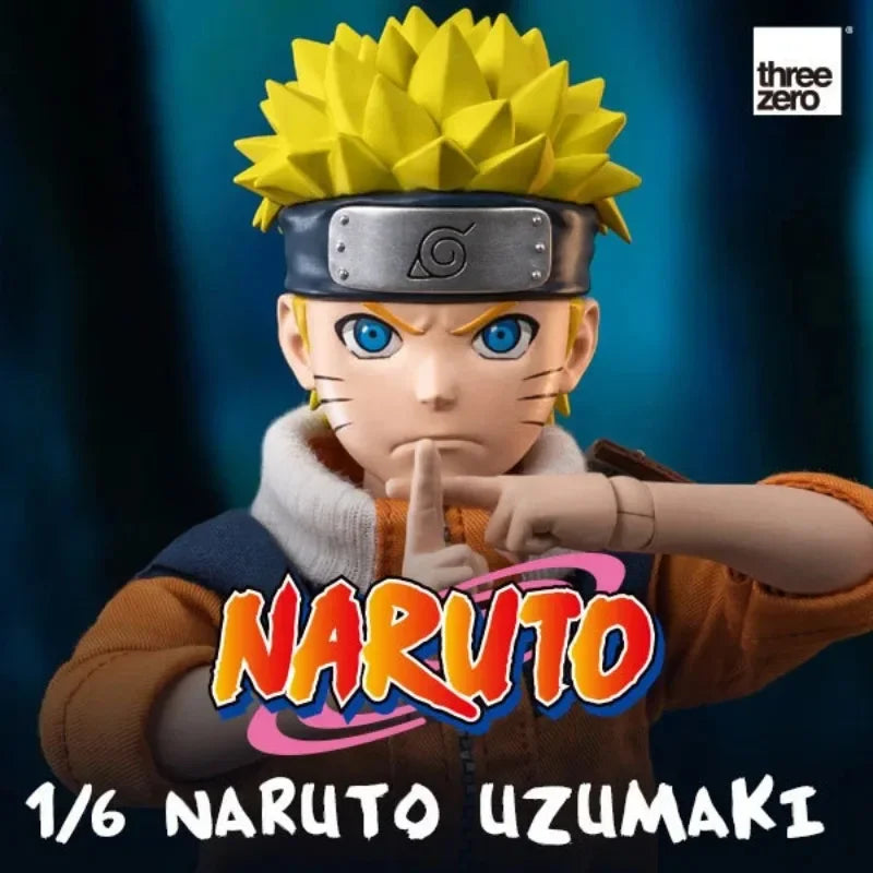 NARUTO Uzumaki Naruto Threezero FigZero 1/6 PVC 25CM Original Anime Action Figure Model Collection Boxed Toys Gifts In Stock