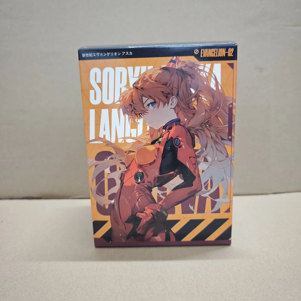 Boxed Anime NEON GENESIS EVANGELION EVA Asuka Langley Soryu College style Figures PVC Model Toys Doll Ornament Collect Gifts