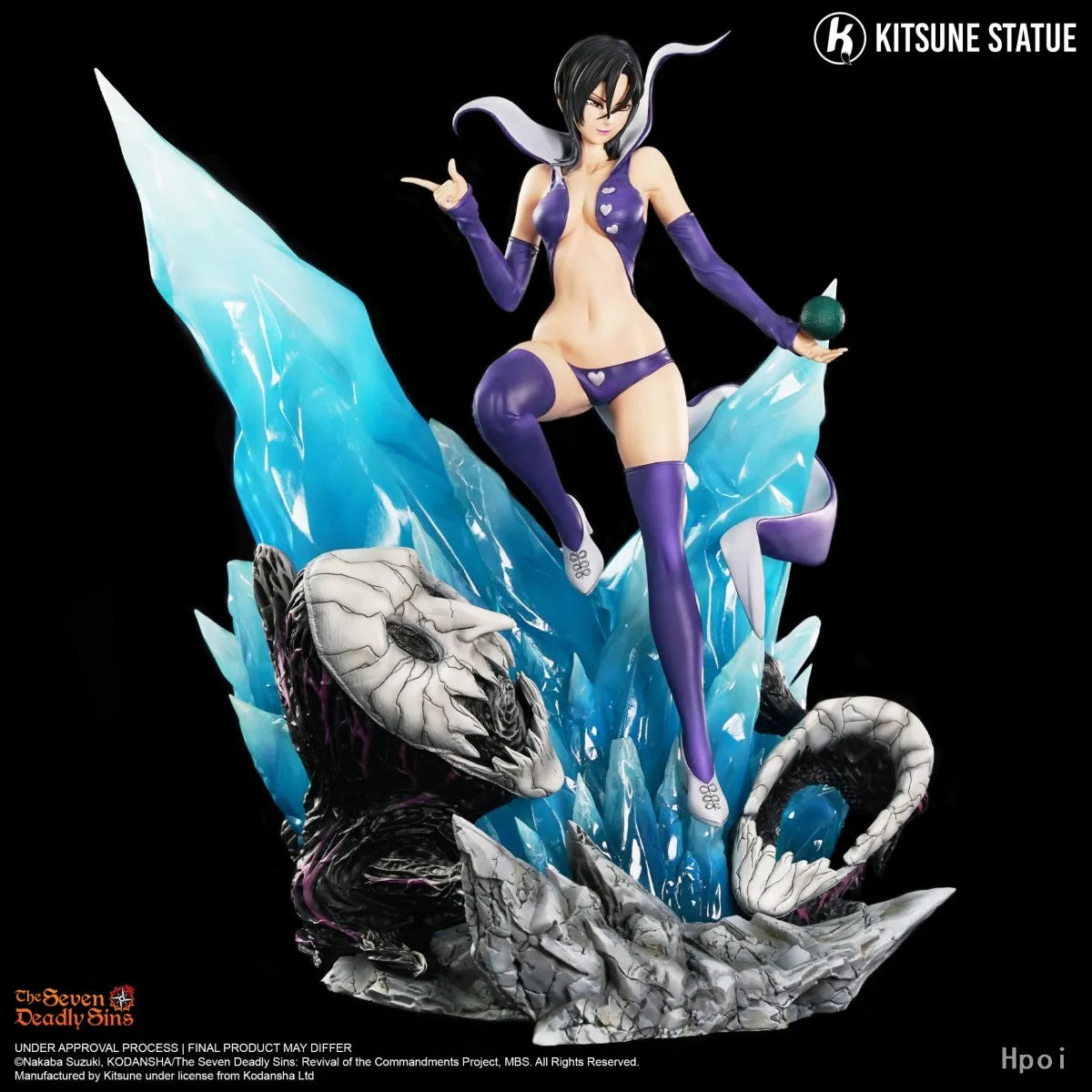 【MT】Original Kitsune Statue Seven Deadly Sins Merlin GK 1/6 Scale Figure Toy Collection Model Ornaments