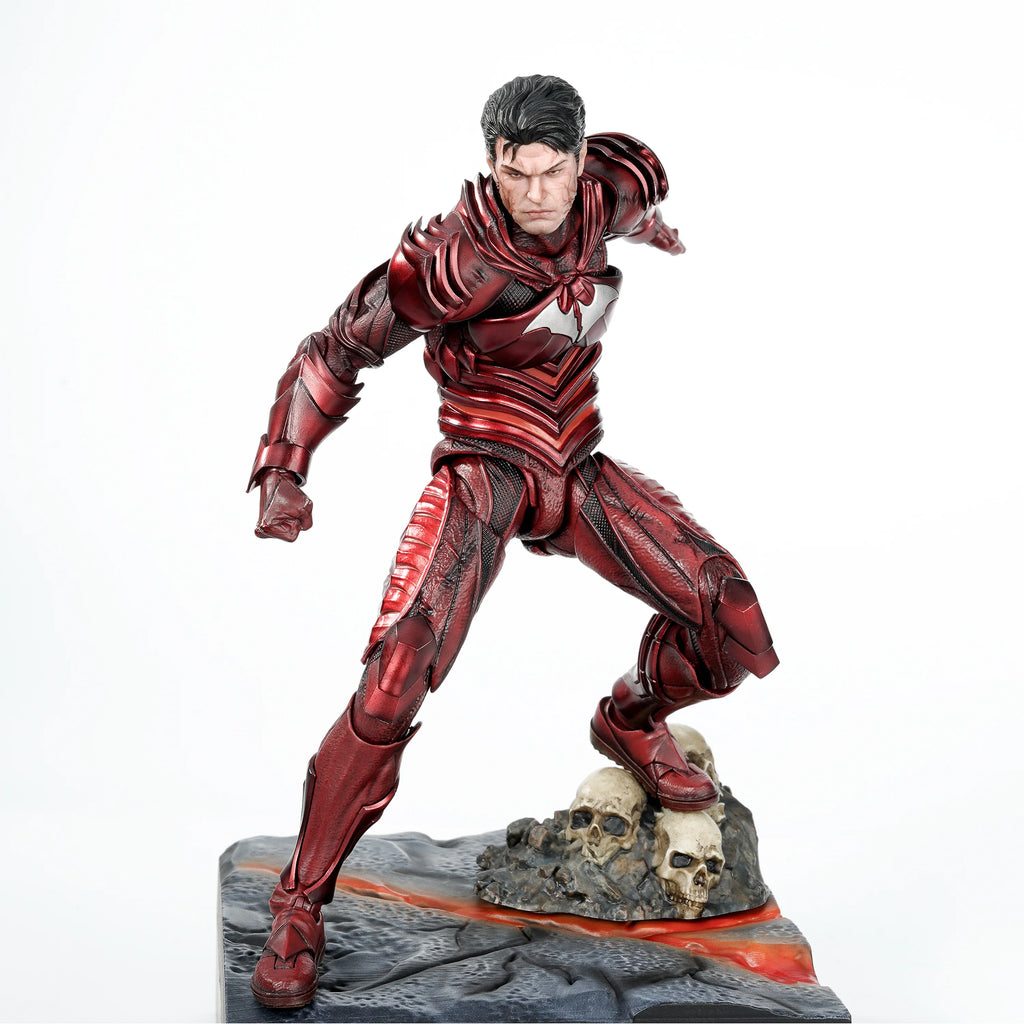 Liangpin Manufacturing Red & Black Death Metal Upf Batman Movable Action Figure Wilderness Culture Collectible Handcraft Figurin