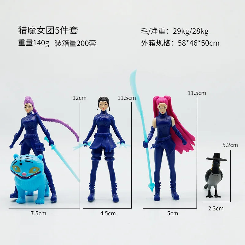 2026 NEW Kpop Figure Model Toy Pvc Cartoon Gaming Peripherals Desk Decoration Collection Figures Model Toy for Kid Gift