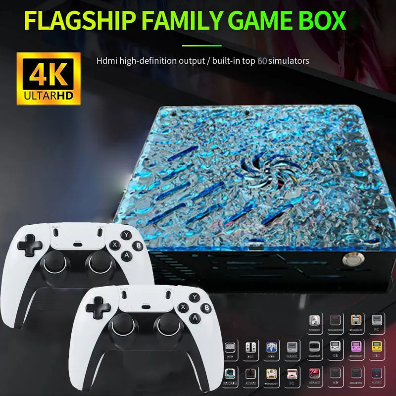 Upgrades X10 Home Game Box 1T 70000+ Spiele unterstützen 60 Emulatoren 4K HD Display Retro-Konsole für N64 PSP GAMECUBE Windows11 