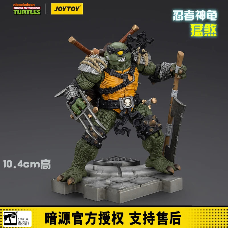 JOYTOY Ninja Turtles Soldier 18 Scale Action Figure Collectible Toy for Fans Shell Shocked Series in Stock